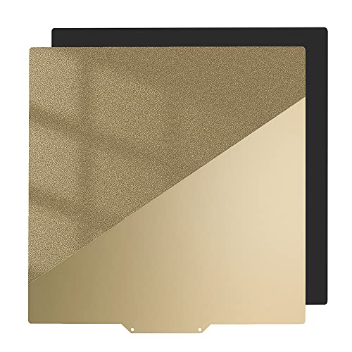 165x165mm Adventurer 3 Ender 2 pro Build Plate 100% Imported Thicker PEI Double Sided Smooth & Textured Flexible Spring Steel Heated Bed with Magnetic Base for LuzBot Mini 2 Desktop 3D Printer - size: 165x165mm