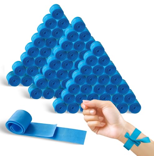 50 Pcs Disposable Tournique, Ourniquet for Blood Draw, 1 inch Wide x 18 inch Long, Latex-Free and Tear-Resistant, Medical Emergency Supplies for Nursing, Travel, and Outdoor First Aid - color: 50 Pcs