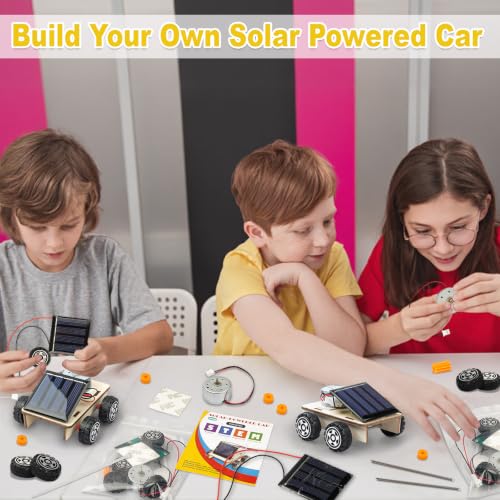 STEM Science Kits, Solar Car Circuit Kits Building Toys for Kids Classroom