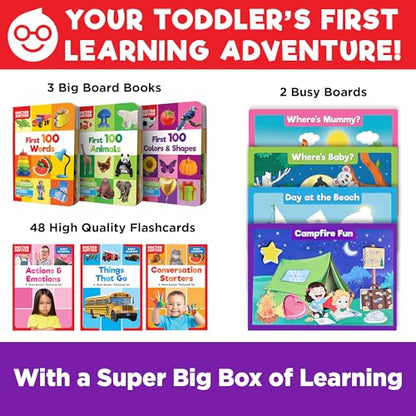 Doctor Jupiter My Big Box of Learning for Kids Ages 1-3 Year Old - style: Big Box of Learning: 1+