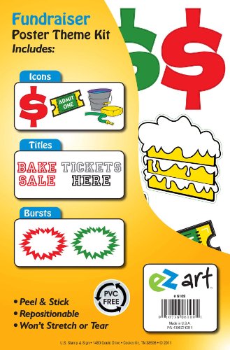 Headline Sign 6109 EZ Art Fundraiser Theme Kit for Create-Your-Own Posters - style: Fundraiser