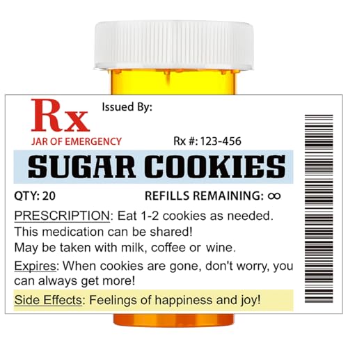 Kigeli 60 Pcs Sugar Cookies Labels Stickers Nurse Graduation Party Favors - style: Sugar Cookies