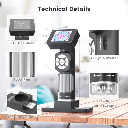 Andonstar AD112 Portable Pocket Microscope Kit