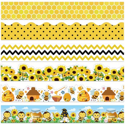 Containlol 118ft Bulletin Board Border Classroom Border, Bee Style - style: Bee Style