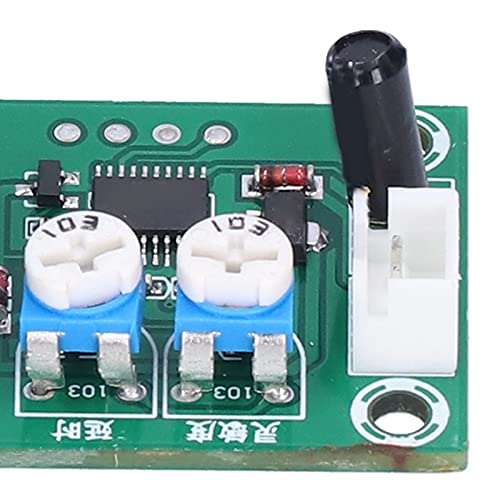 Vibration Sensor Module, DC 12V Sensitivity Time Delay Switch DIY High Sensitive Alarm Module