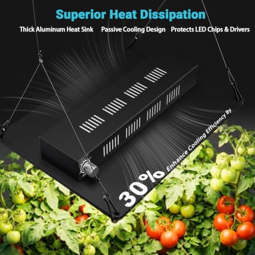 32x32 Complete Grow Tent Kit with LED Grow Light and Fan Filter, 32"x32"x63" 1680D Mylar Indoor Grow Tent System with AG1000 100W Full Spectrum Light, 4 Inch 2-in-1 Carbon Filter Fan, Silver Ducting