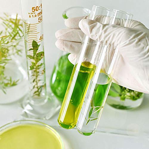 10pcs 60ml Glass Test Tubes, 25x150mm 3.3 Borosilicate Glass Test Tubes for Scientific Experiments, Party and Home Decorations, Candy Storage and Plant Propagation - size: 60ml
