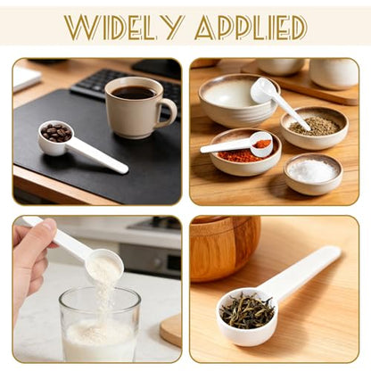 Twdrer 40-Piece 15ml Measuring Spoons, Long Handle, Disposable Plastic