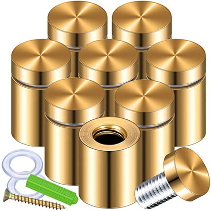 8 Sets Standoff Screws for Acrylic, Stainless Steel, 3/4 x 1 Inch - size: 3/4 x 1 Inch