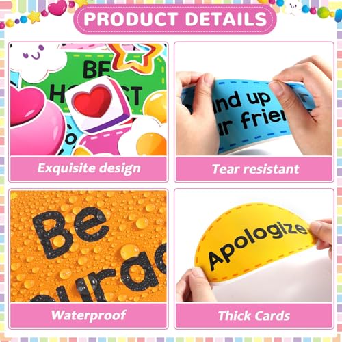 Back to School Bulletin Board Set Friendship Bracelet Classroom Decorations Motivational Paper Cutouts Friendship Bulletin Board Borders for Classroom Home Office School Chalkboard Wall Door Decor - style: Friendship Bracelet