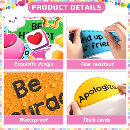 Back to School Bulletin Board Set Friendship Bracelet Classroom Decorations Motivational Paper Cutouts Friendship Bulletin Board Borders for Classroom Home Office School Chalkboard Wall Door Decor - style: Friendship Bracelet