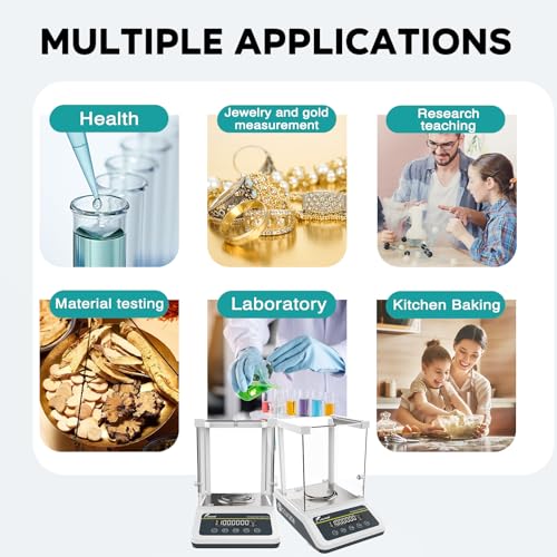 LAB FISH FA2204N Analytical Balance, 220g x 0.1mg Dual Calibration - size: B