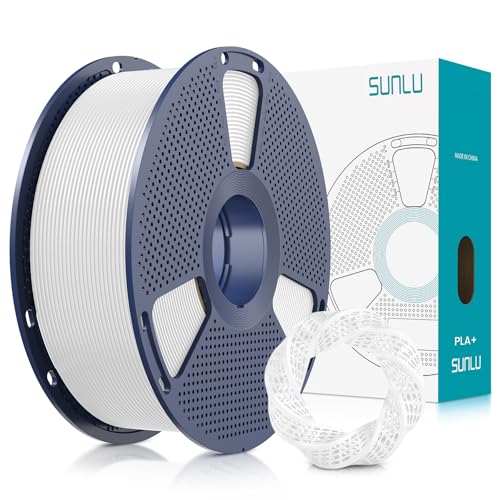 SUNLU PLA Plus Filament 1.75mm White 1KG - color: 1000g Pla Plus White, size: 1 kg