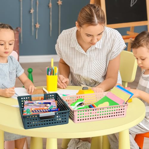 4Pcs Classroom Organization and Storage Paper Tray Holds,Holds 4A Paper - color: 4 Color