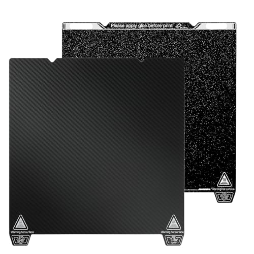 Creality Double-Sided PEI + PET Build Plate for K1, Ender 3 V3, 3D Printer Flexible Spring Steel Build Plate Glossy PET + Matte PEI Platform Bed for K1, Ender 3 V3 KE, Ender 5 S1, Ender 3 Series - size: Ender 3 KE PEI+PET