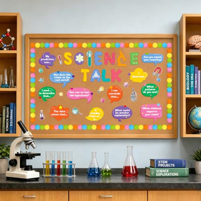 Fancy Land Science Bulletin Board Set for Classroom Decoration Science Talk
