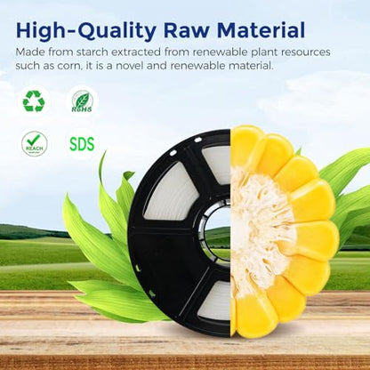 FLASHFORGE PLA Flexible 1.75 mm, 4X Longer Stretch 3D Printer Filament 1Kg (2.2lbs) Spool - Dimensional Accuracy +/- 0.02 mm, Ideal for Printing Soft Accessories - color: White