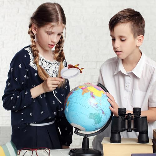 Rongon 10X Kids Magnifying Glass Handheld Magnifier (Mavericks Style) - color: Mavericks Style 1pcs