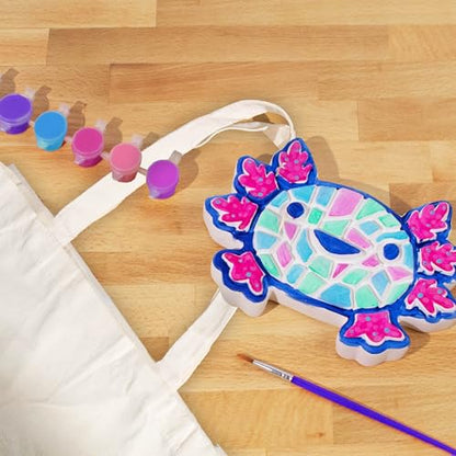 Creative Roots Paint Your Own Stepping Stone Kit, Axolotl - style: Axolotl