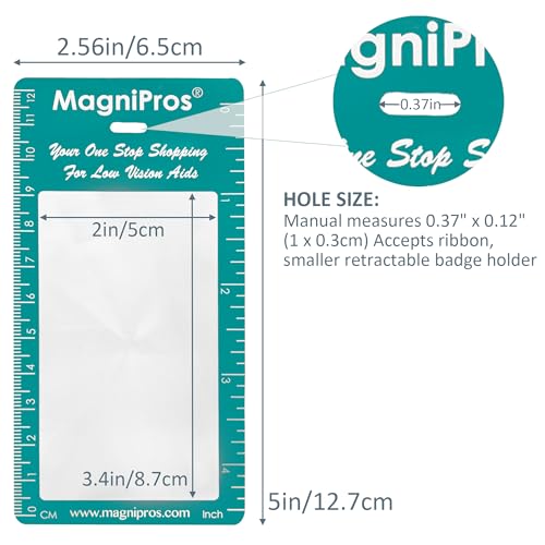 MAGDEPO 3X Magnifier Bookmark Ruler, Credit Card Size Magnifier, Card Protector with Magnifying Lens - style: 2 Bookmark Magnifiers & 1 Card Magnifier