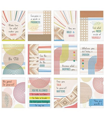 Carson Dellosa True to You 12-Piece Posters Set, Motivational 8.5" x 11" - color: True to You