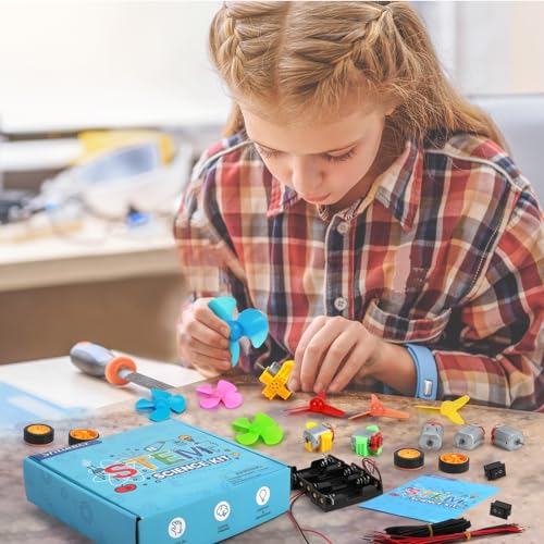 Sntieecr 276PCS DC Motor Kit, Mini Electric Circuit Kit - style: 276 x Electric Circuit Kit