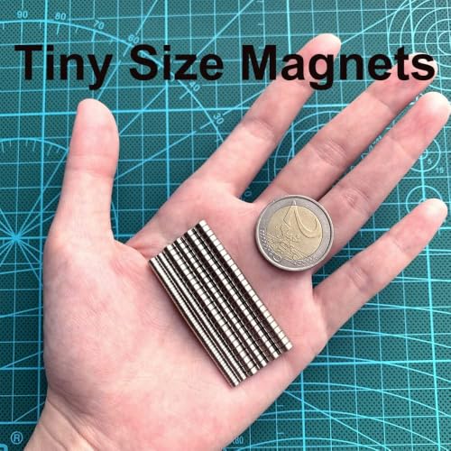 100pcs 3x1mm, 50pcs 4x2mm, 50pcs 5x2mm (Actual Size) - 200PCS Mini Magnets Combo Pack - Small Tiny Littile Thin Magnets for 3D Printing, Crafts, DIY, Refrigerator, Office and Home Projects - size: 3x1, 4x2, 5x2 combo size