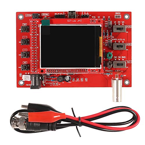 DSO 138 DIY Oscilloscope Kit Opening Source 2.4" TFT 1MSPS Pocket-Size Digital Oscilloscope Kit with DIY Parts & Probe, Handheld Pocket Electronic Learning Set, Assembled Vision - color: oscilloscope welding