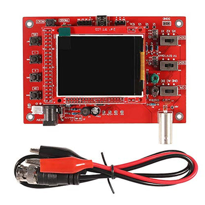 DSO 138 DIY Oscilloscope Kit Opening Source 2.4" TFT 1MSPS Pocket-Size Digital Oscilloscope Kit with DIY Parts & Probe, Handheld Pocket Electronic Learning Set, Assembled Vision - color: oscilloscope welding