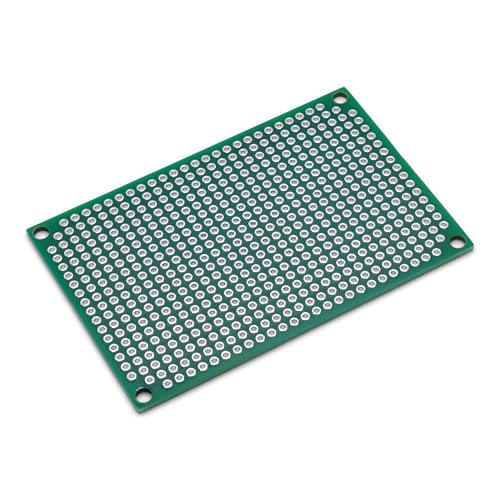 Double Sided LF HASL Perf Board, PCB Board, Electronic Circuit Board for DIY Prototype Circuit, FR4, Plated Through Hole Solder Prototype Board, ST-PERF-2-3 (2" x 3" - 2 Pack) - style: 2" x 3" - 2 Pack