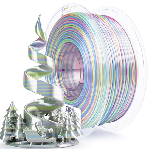 ZIRO Dynamic Color Change PLA, for 3D Printing, 1KG Spool, Hologram Stripes - color: Hologram Stripes (Silk)