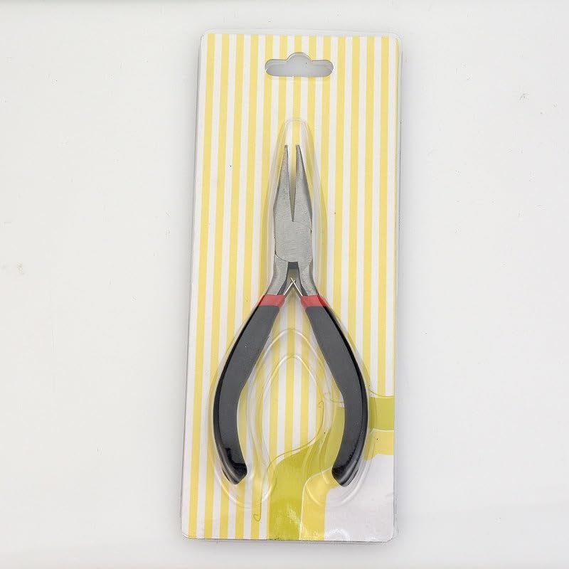1Pcs 5 inch Bent Nose Pliers 125mm Polishing Carbon Steel Jewelry Wire Repairing Tool for DIY Jewellry Making Supplies - color: Bent Nose Plier#2