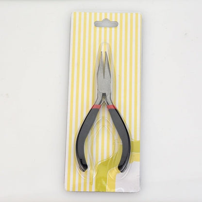 1Pcs 5 inch Bent Nose Pliers 125mm Polishing Carbon Steel Jewelry Wire Repairing Tool for DIY Jewellry Making Supplies - color: Bent Nose Plier#2