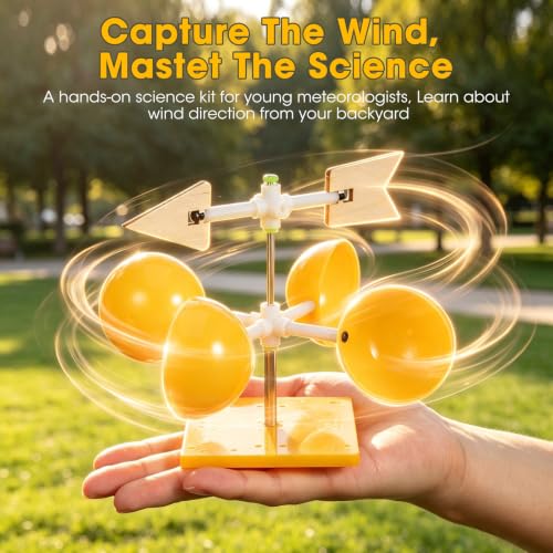 Balacoo Wind Indicator Vane Tools, Wind Direction Indicators for Kids