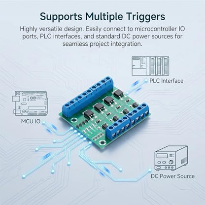 MOSFET Module MOSFET Switch 4 Channel Drive Module Metal Oxide Semiconductor Field Effect Transistor 400w Dc 3.7-27v 10a Large Power Pwm Adjustment Electronic Switch Control Board