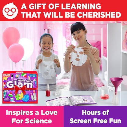 Doctor Jupiter Glam Science, DIY Makeup Craft Kit for Kids Ages 6,7,8+ - style: Glam Science Kit: 6+