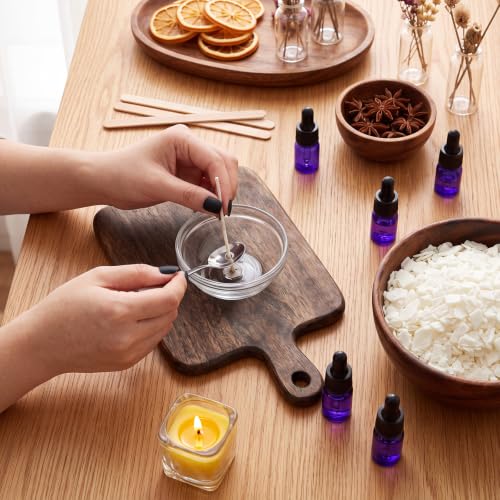 Didaey 100 Pcs Mini Glass Oil Dropper Bottle, 2 ml, Aromatherapy Purple - color: Aromatherapy Purple, size: 2 ml