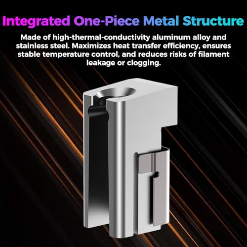 Creality Official SPARKX i7 Hotend Heating Assembly, Original 50W High-Power Heater for 300°C High-Temperature Printing, Quick-Swap Modular Design for Creality SPARKX i7 3D Printer - style: Hotend Heating Assembly