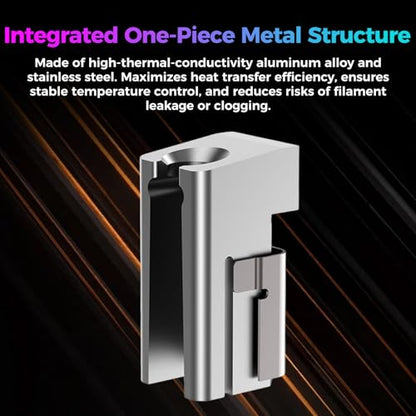 Creality Official SPARKX i7 Hotend Heating Assembly, Original 50W High-Power Heater for 300°C High-Temperature Printing, Quick-Swap Modular Design for Creality SPARKX i7 3D Printer - style: Hotend Heating Assembly