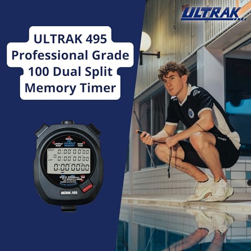 Ultrak 100 Lap Memory Timer, Black - color: Black