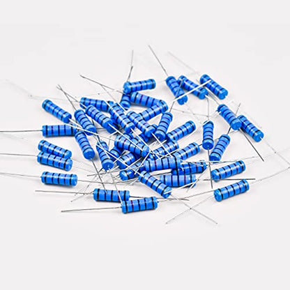 3W 125pcs 25 Value 0.68R-1MΩ ±1% Tolerance Metal Film Resistor Kit