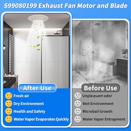 S99080199 99080199 Bathroom Exhaust Fan Motor Replacement