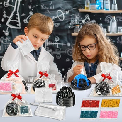 rifamee 24Pcs Volcano Eruption Science Kit Party Favor Experiments Gifts for 4-6 8-12 Age Boys and Girls Valentine's Day Christmas (Volcano 2, One Size)