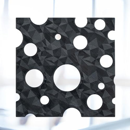 184mm PEO (Diamond Pattern) & PET (Carbon Fiber Pattern) 3D Printing Bed Adhesive Build Sheet – Compatible with Bambu Lab A1 Mini - color: PEO & PET (Diamond & Carbon Fiber), size: 184mm A1 mini