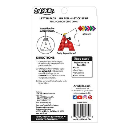 ArtSkills Poster Letters 2.5” Paper Letters for Poster Board Projects, Classroom Bulletin Boards, Sign Making Supplies, Holographic, 228 Pieces - color: Holographic, size: 2.5 in