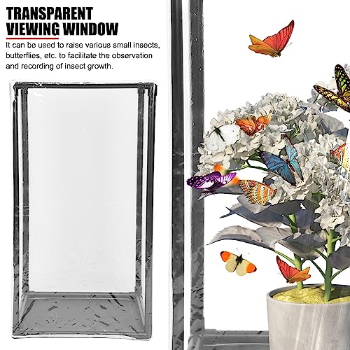 Professional Version Insect Habitat Cage, Dragonfly Butterfly Flying Insect Mesh Cage, Outdoor Observation Plant Animal Terrarium Fixed