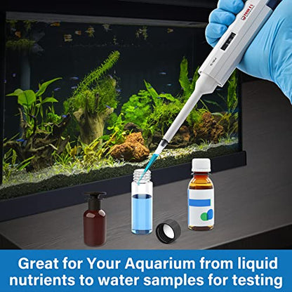 FOUR E'S SCIENTIFIC 10-100μL Pipette, Single-Channel Adjustable Pipettor - size: 05 (10-100ul)
