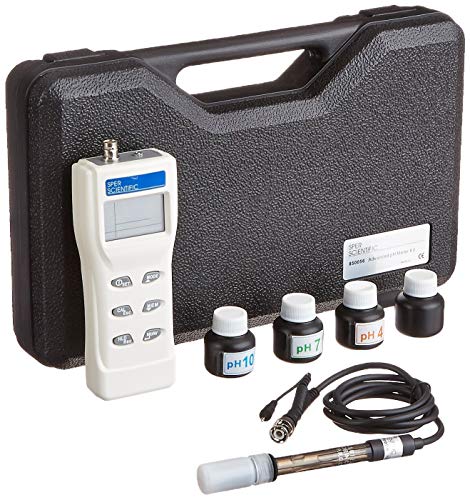 Sper Scientific Advanced pH Meter 850056 - Portable pH/mV/Temperature Meter Kit with 5-Point Calibration & USB Connectivity for Labs, Water Testing, Aquariums & More - 2 pc - size: 2 Pack