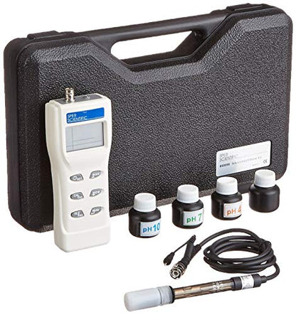 Sper Scientific Advanced pH Meter 850056 - Portable pH/mV/Temperature Meter Kit with 5-Point Calibration & USB Connectivity for Labs, Water Testing, Aquariums & More - 2 pc - size: 2 Pack