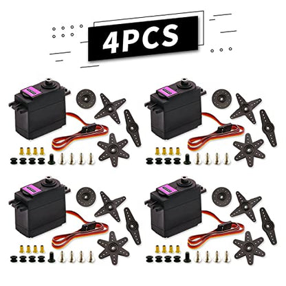 MG996R Digital Servo Motor 4Pack 55g Metal Gear - style: 4PCS MG996R